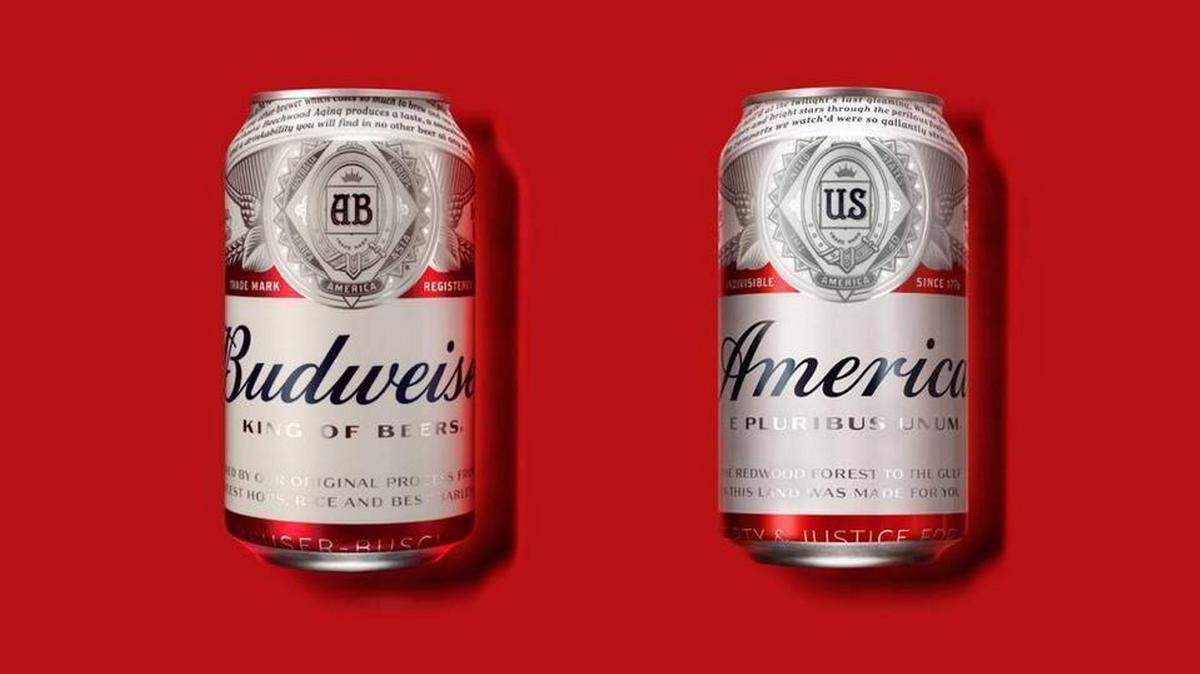 Budweiser this summer will re-brand itself as "America."