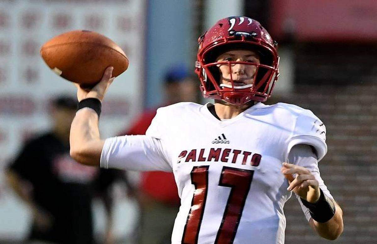 Anthony Marino and the Palmetto Tigers travel to Lakewood Ranch for a Class 7A-District 11 matchup.