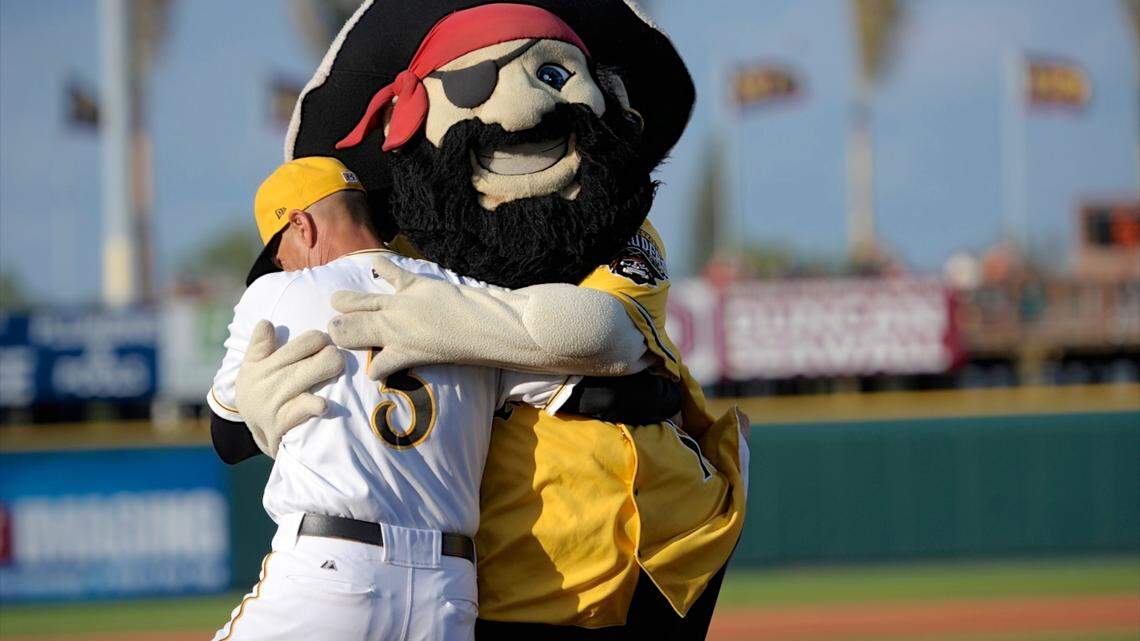 Marty the Marauder is always ready to show some love.