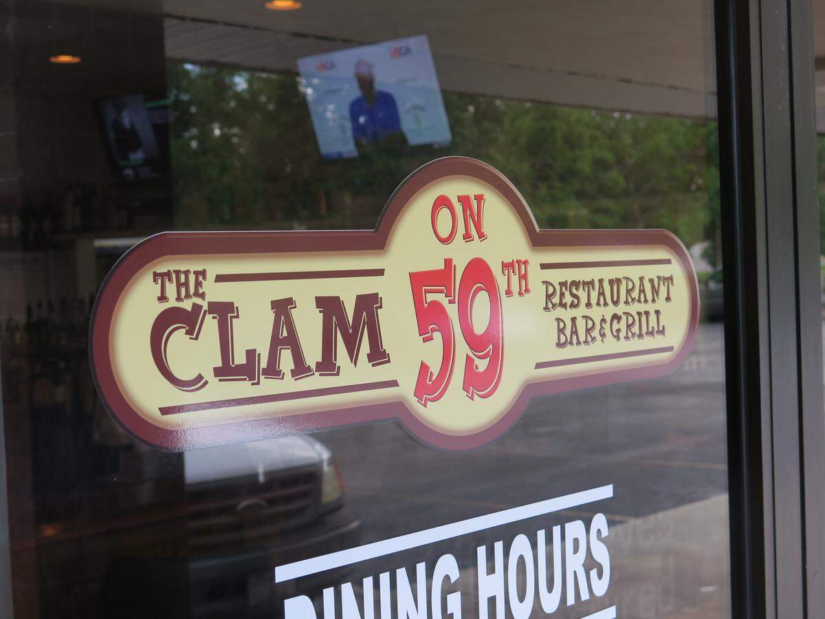 Owner Wesley Rose says The Clam on 59th is meant to be a family-friendly neighborhood restaurant. There will be live music every week from Thursday to Sunday and a daily happy hour special offering $1 off certain drafts and $3 wells and house wines.