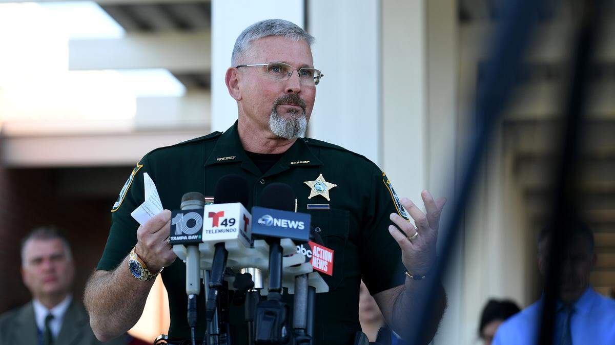 The Manatee County School Board held a press conference at Parrish Community High after a string of threats left students and families worried, with Sheriff Rick Wells outlining the steps that are underway to determine who was behind the threats.