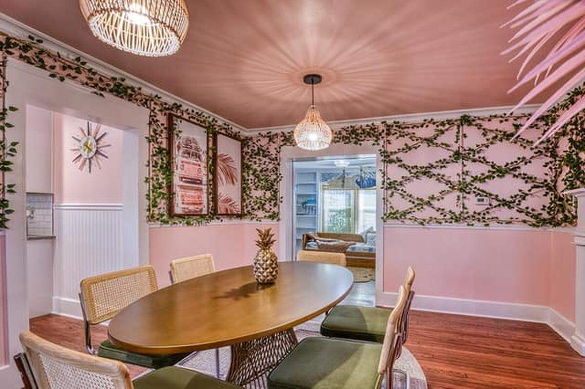 A luxury Airbnb home in West Bradenton is catching eyes with its bold decor after it was recently listed for sale.