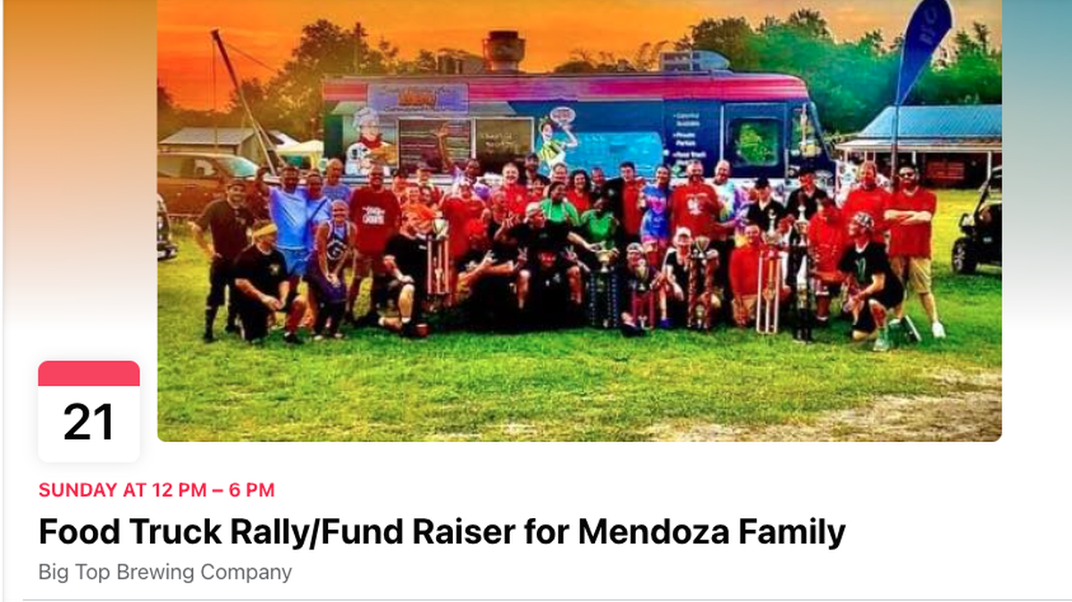 A Food Truck Rally is being held at Big Top Brewing Company for raise money for family of Alondra Lopez and Carlos Mendoza who died in food truck crash on I-75 in Sarasota.