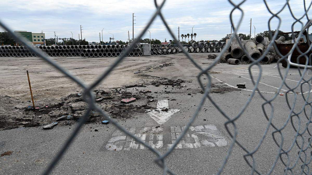 Construction is underway near Cortez Road on the DeSoto Square Mall property where Madison Bradenton, a 242-unit garden-style luxury apartment complex, is planned.