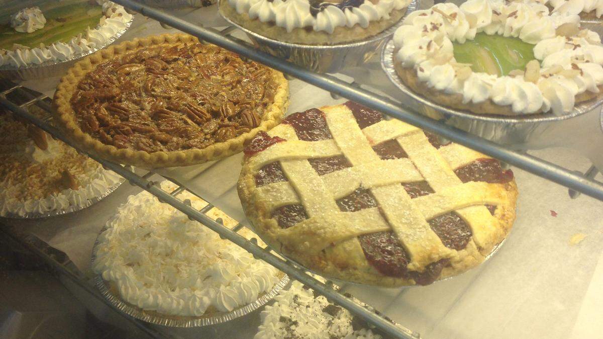 The selection of pies is impressive at The Garden, 7301 U.S. 41 N., Palmetto. The menu also includes made-to-order sandwiches, milkshakes and more. Information: 941-729-4606. 
 JANA MORREALE/Bradenton Herald