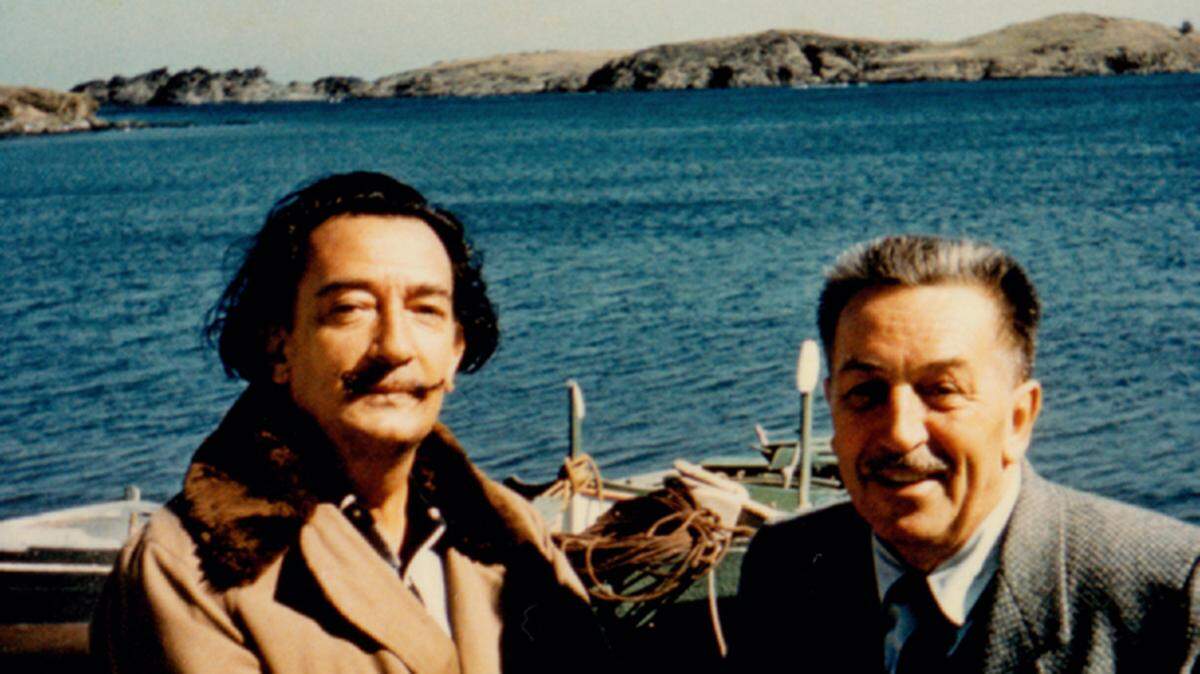 Beginning Jan. 23, revel in the fantastic as "Disney and Dalí: Architects of the Imagination" debuts at The Dalí Museum in St. Petersburg. This multimedia exhibition tells the story of the unlikely alliance between two of the most renowned artists of the 20th century: brilliantly eccentric Spanish Surrealist Salvador Dalí and magically inventive American animator, Walt Disney. The exhibit runs through June 12. The museum is on St. Petersburg's bayfront. Above: Salvador Dalí and Walt Disney by the beach in Spain, 1957. 
 Credit: Collection Walt Disney Family Foundation, © Disney.