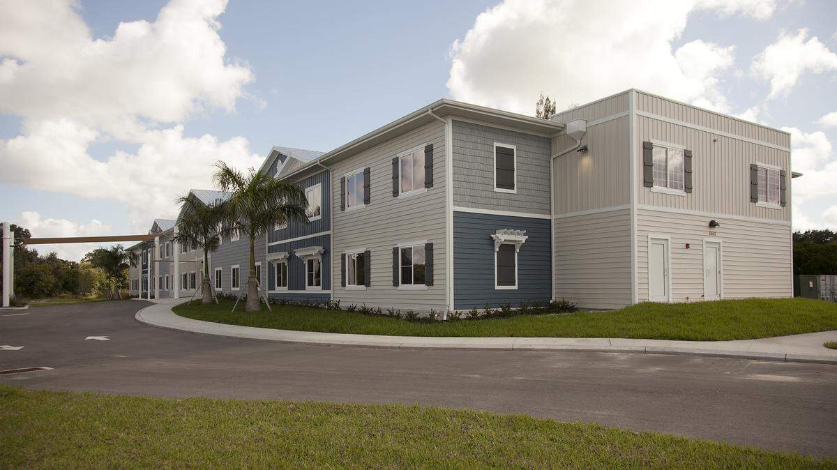 BVS Holdings, a Weston real estate investment company, expects to open its modularly built, 52-bed Comfort Cove Senior Care in Bradenton early next year. Built on the site of a former mobile home park on 14th St. W., the project cost $9 million.