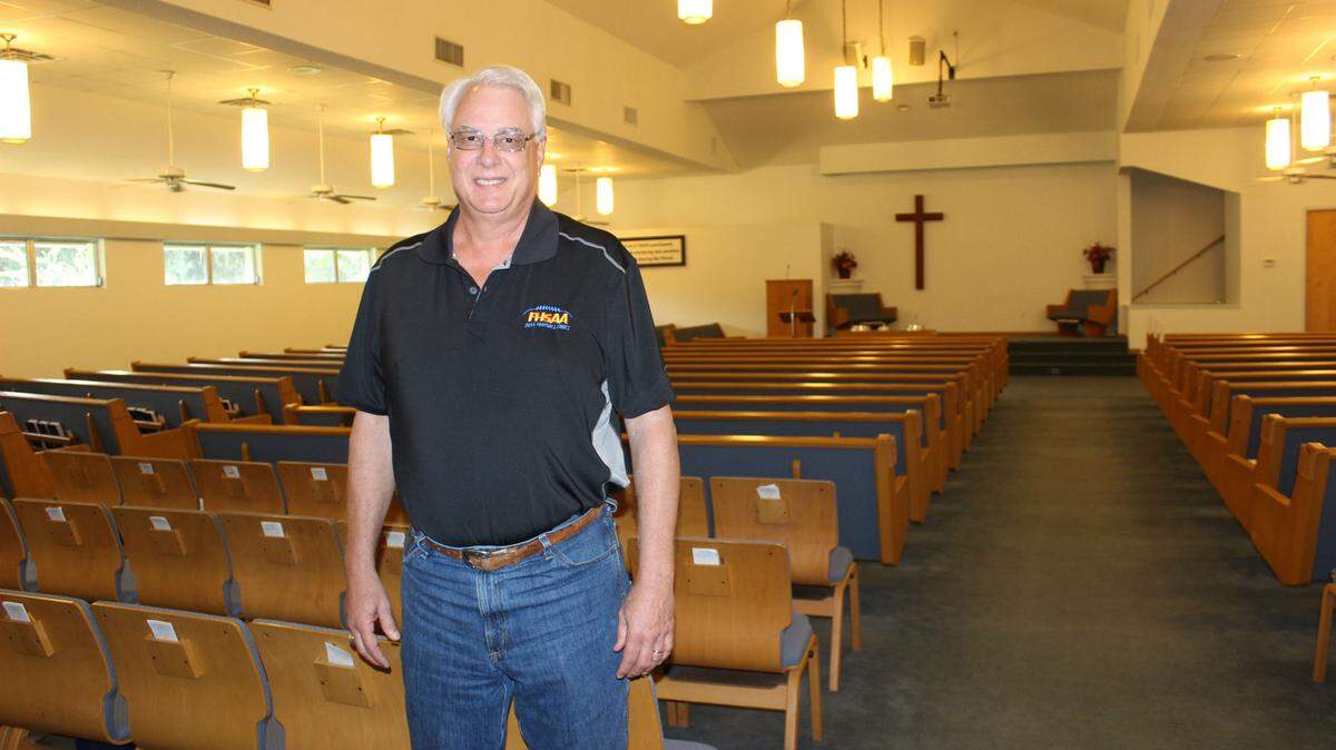 Minister Lon Schlindler leads an active, growing congregation at 53rd Avenue Church of Christ.JAMES A. JONES JR./Bradenton Herald