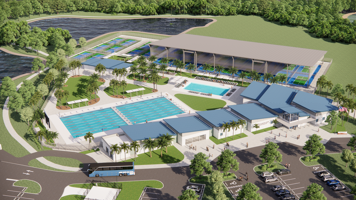 Renderings for the upgrades and additions to the Premiere Sports Campus in Lakewood Ranch.