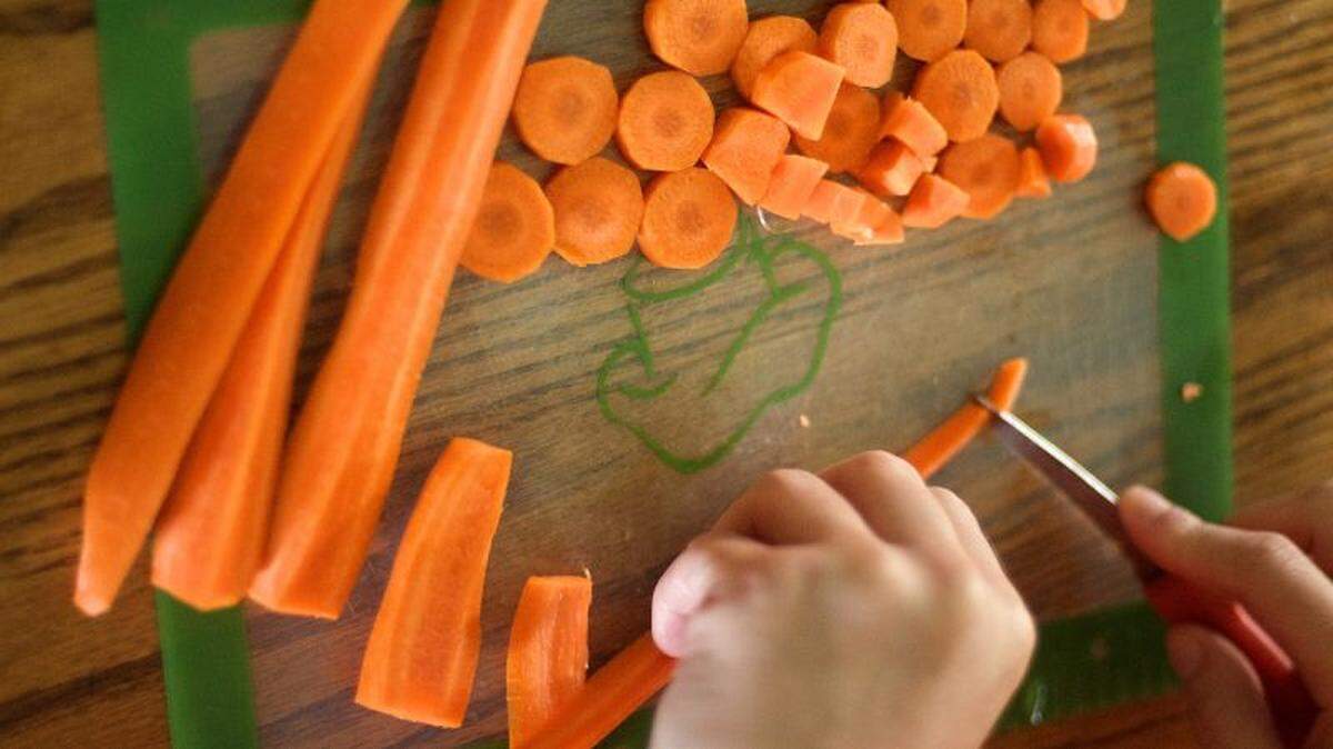 The recipe for marinated carrots uses several of the Vitamin A rich vegetables, and the bonus is you have a convenient and healthy side dish in the fridge for weeks to come.