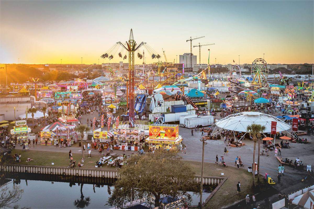The 2019 Florida State Fair happens Feb. 7-18 at the Florida State Fairgrounds in Tampa.
