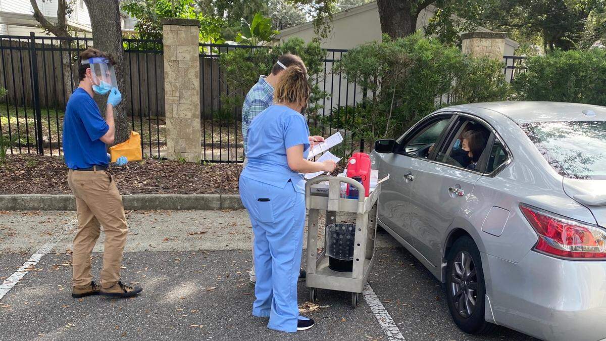 Florida Blue and Walgreens are teaming up to provide flu shots and other vaccinations to the public at a drive-up flu shot Wednesday, Oct. 21, clinic at 285 N. Cattlemen Road, across from the Mall at University Town Center.