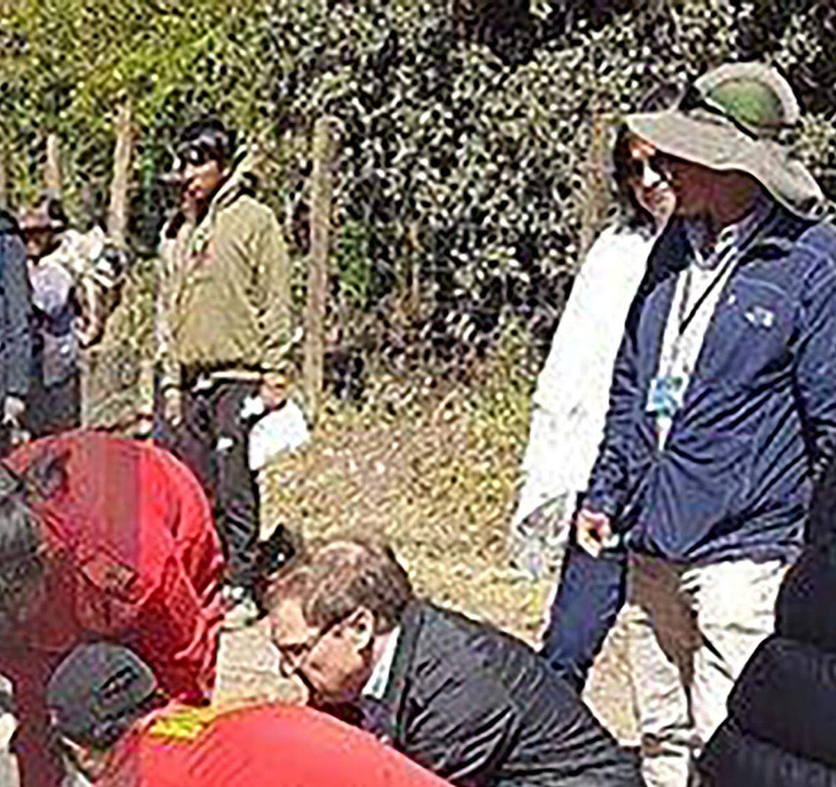 The unnamed doctor who comforted Albert Ales and Zachary Morris after their May 24 wreck in Peru. The doctor was reportedly on vacation from Canada or Europe, and he spoke fluent English and French.