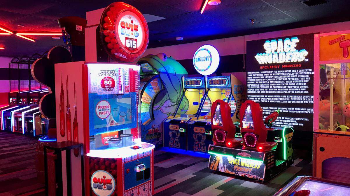 The public is invited to the grand opening of Bowlero at 4208 Cortez Road on Saturday, April 6. The facility was previously known as AMF Bradenton Lanes. The arcade is shown above.