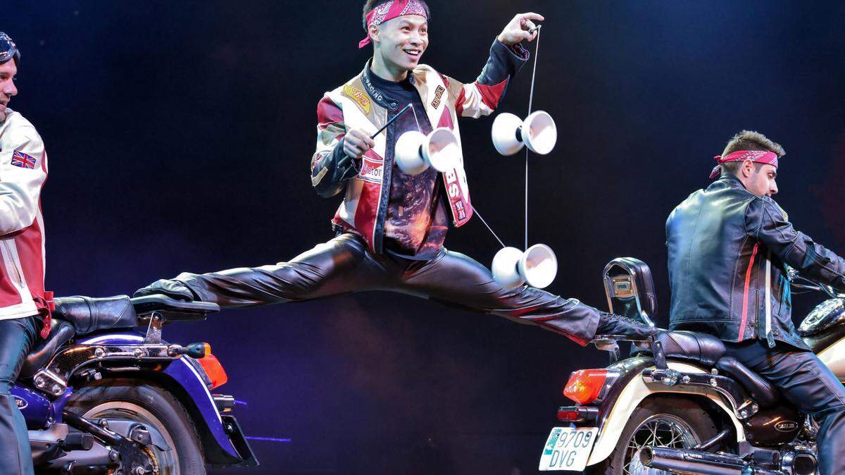 Taiwanese circus artist Chu Chuan-Ho will perform tempo diabolo juggling during the Circus Arts Conservatory’s 25th annual showcase at Nathan Benderson Park in Sarasota, Feb. 10-March 5, 2023.