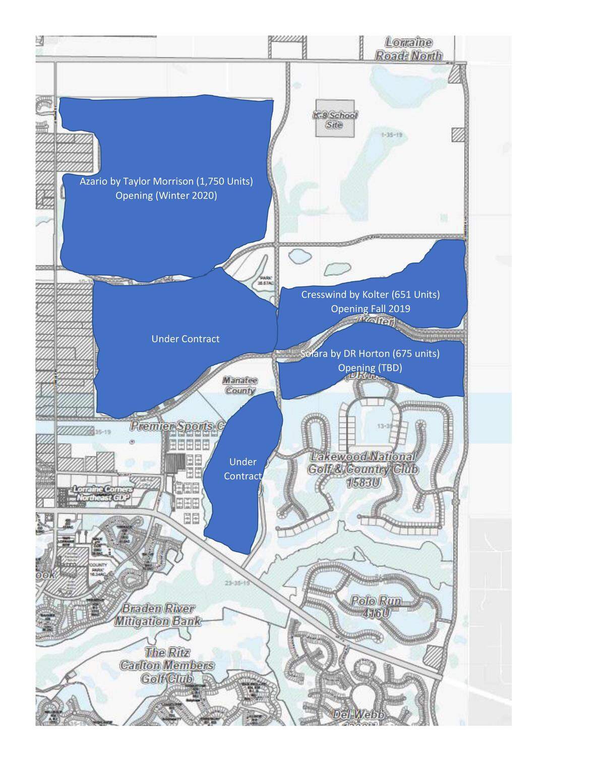 Where growth is coming in Lakewood Ranch’s Northeast Quadrant.