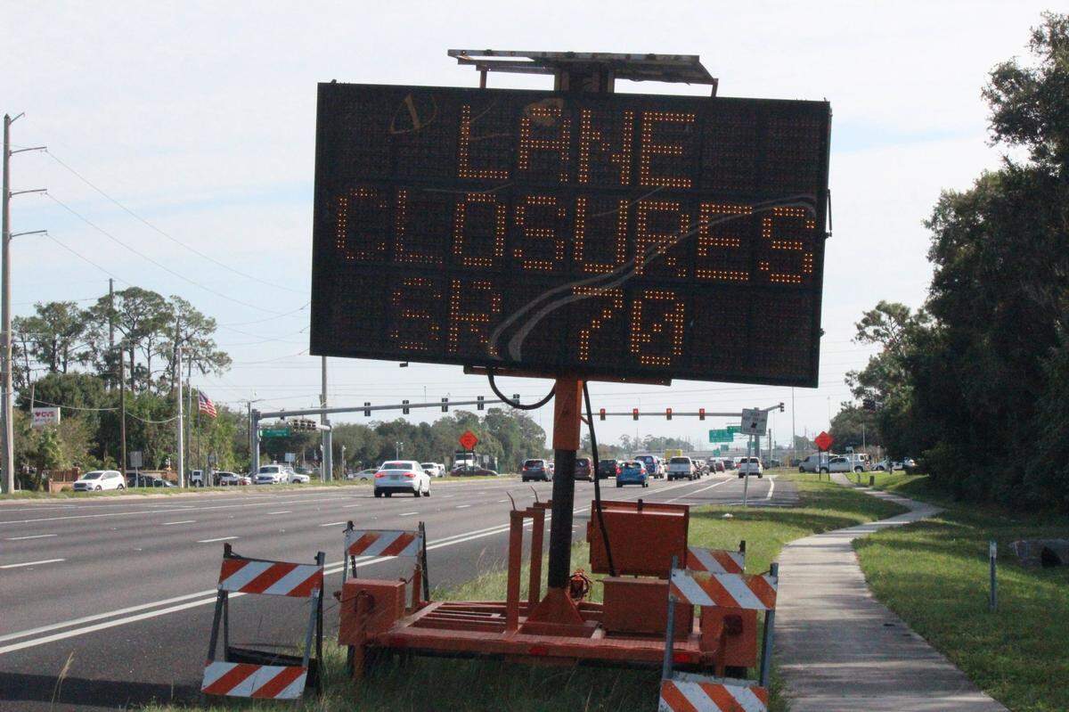 The new southbound bridge for the State Road 70-Interstate 75 interchange project is scheduled to open Wednesday night. Work on the $81 million interchange project is expected to be completed in mid-2021.
