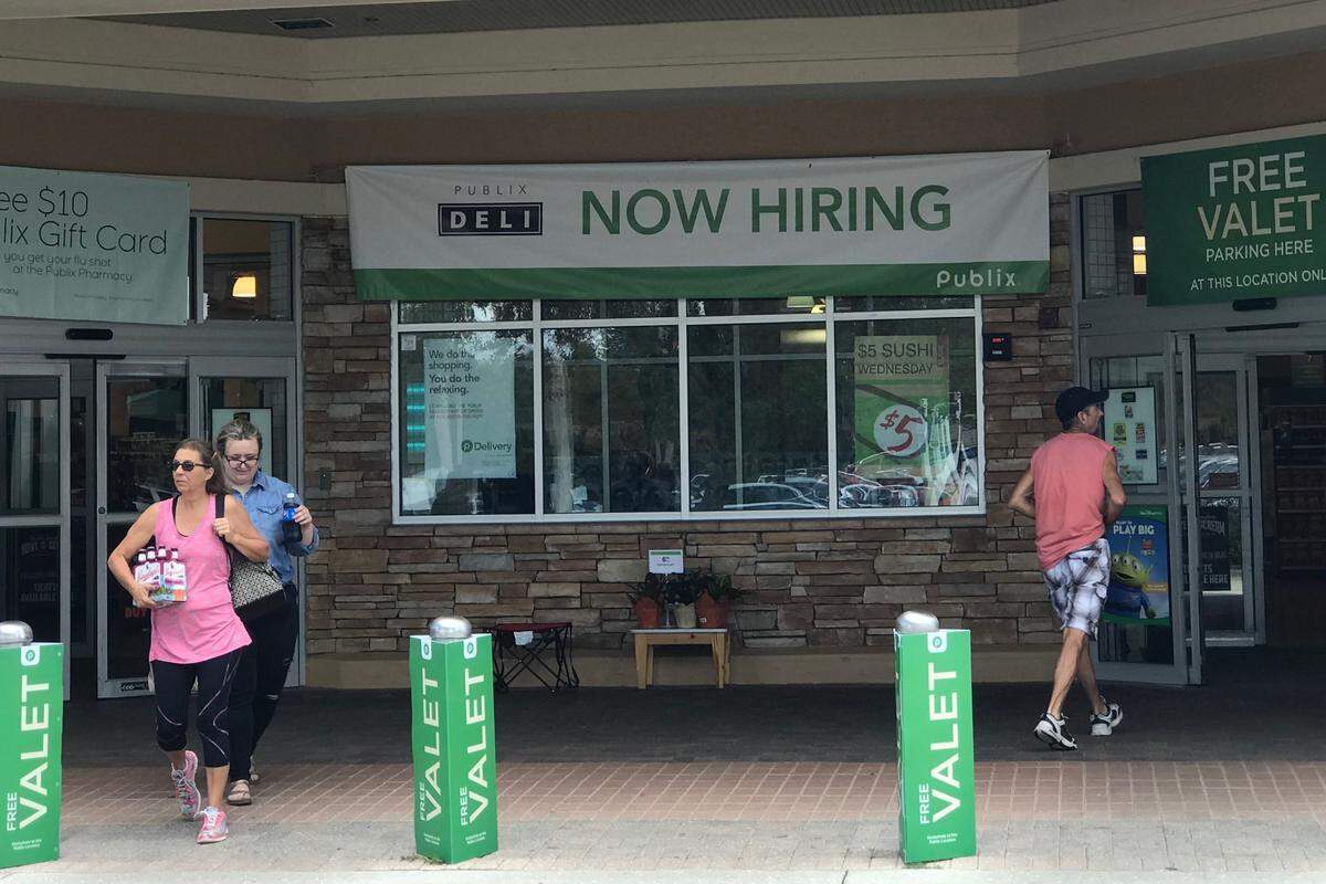 Publix, at 1755 Lakewood Ranch Blvd., was advertising Thursday that the store has jobs available.