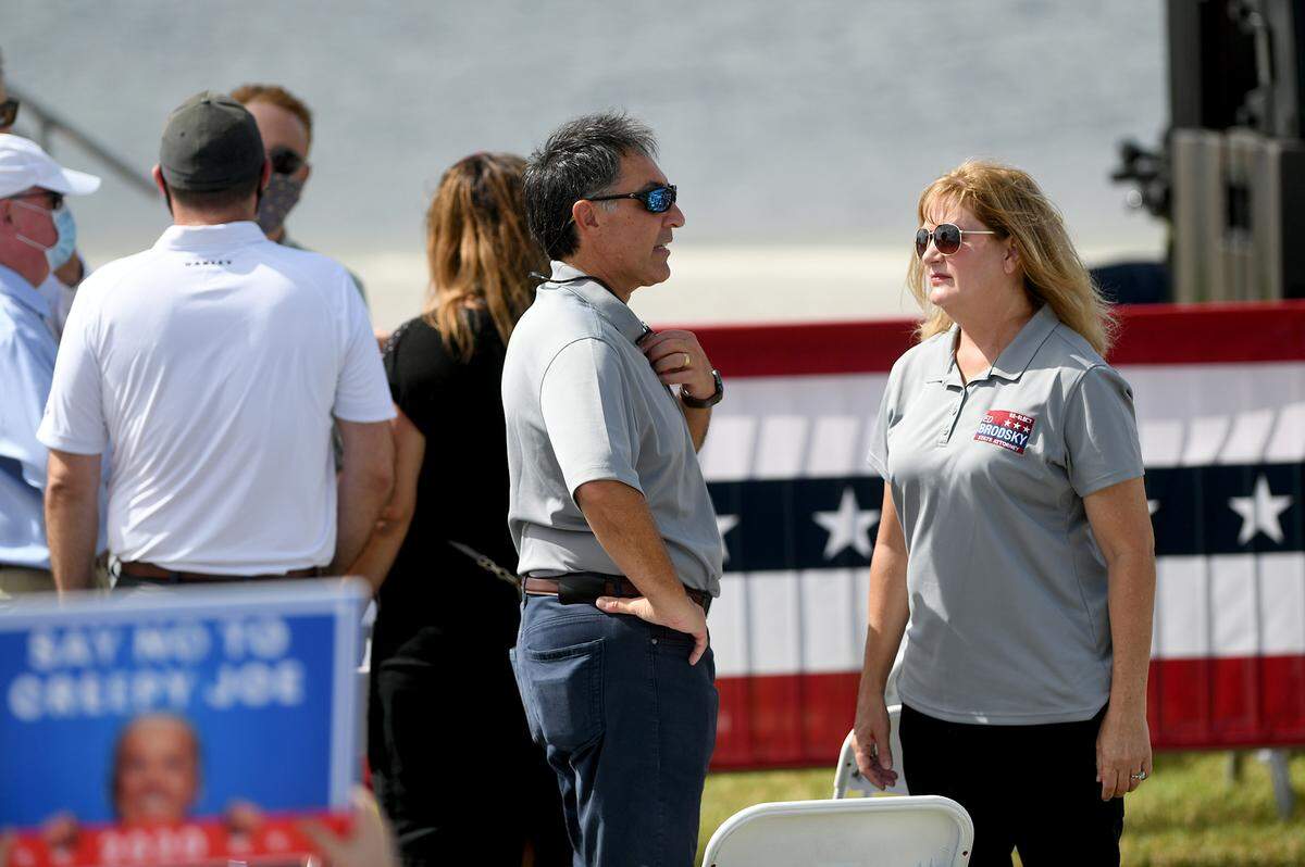 State Attorney Ed Brodsky recently attended a Trump rally in Sarasota headlined by the President’s daughter, Ivanka, where other local politicians and officials were seen not wearing masks.