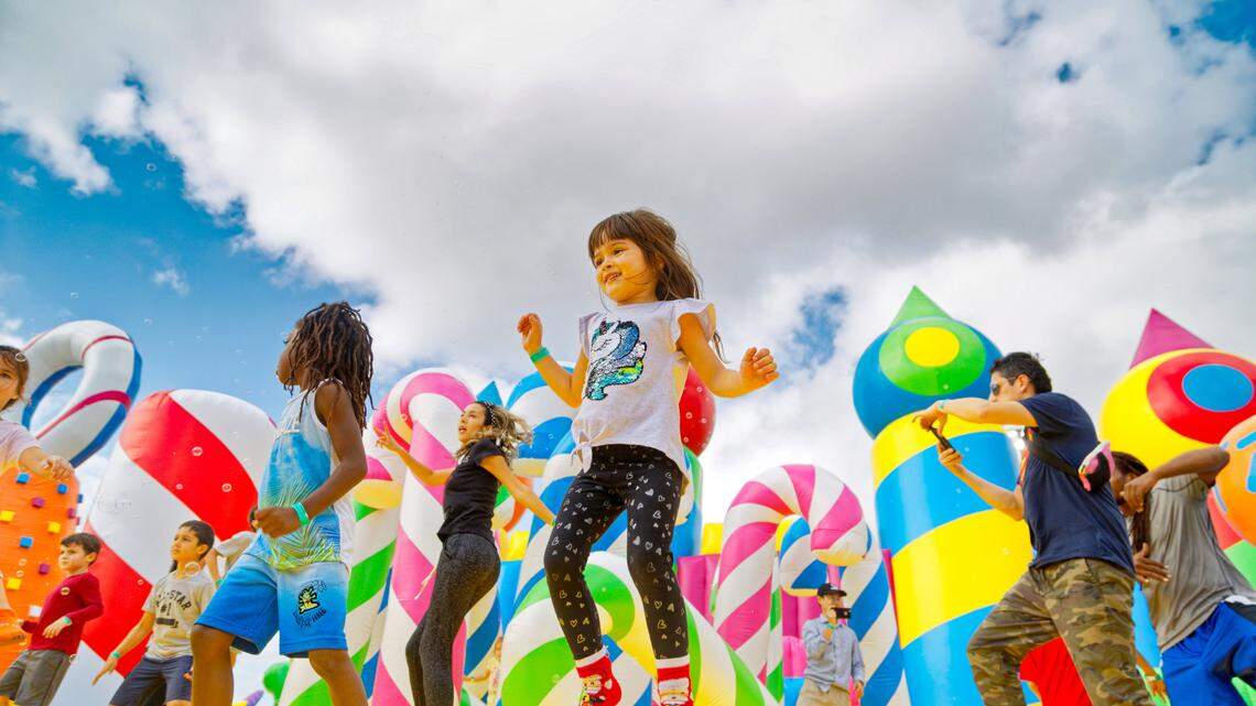 The biggest bounce house in the world is returning to South Florida. Here are details