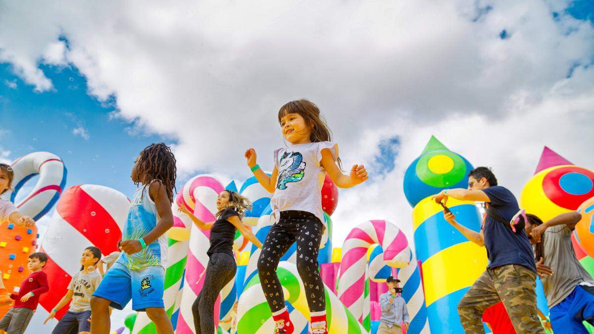 The Big Bounce America, a traveling outdoor bounce house, will visit Miramar Regional Park from Jan. 28-30.
