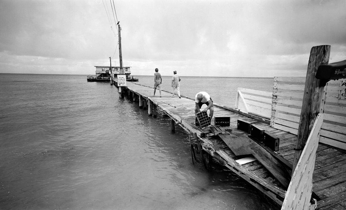 The Rod and Reel Pier in 1971.