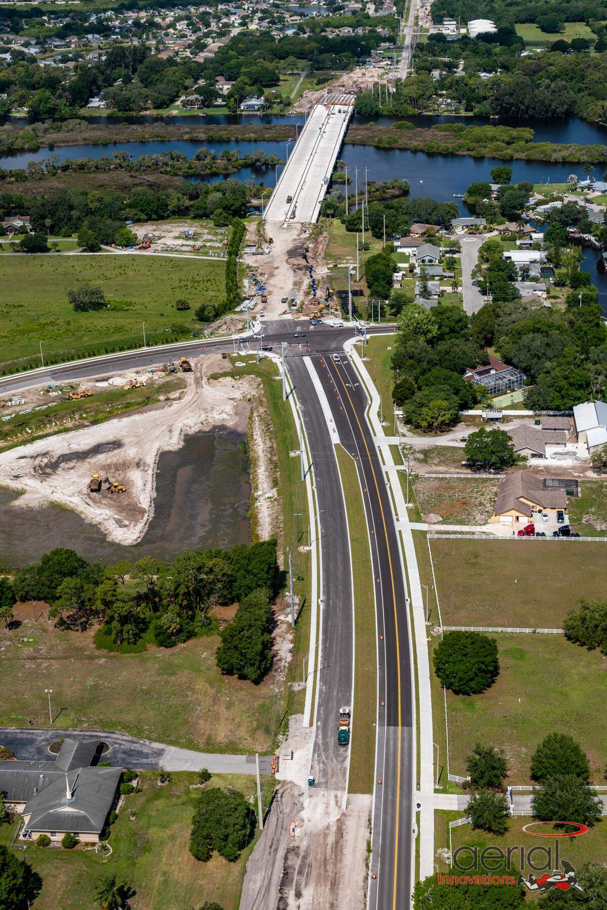 A low-level bridge over the Braden River that is nearing completion is a key piece of the 44th Avenue extension that will eventually link east and west Manatee County.