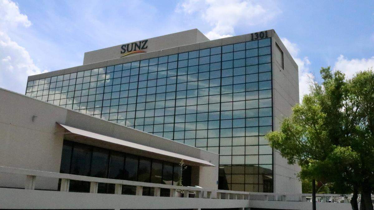 Steve Herrig, founder and CEO of SUNZ Insurance, recently purchased two acres of land in downtown Bradenton for $2.35 million.&nbsp; The property is near the SUNZ office tower, shown above April 27, 2022.