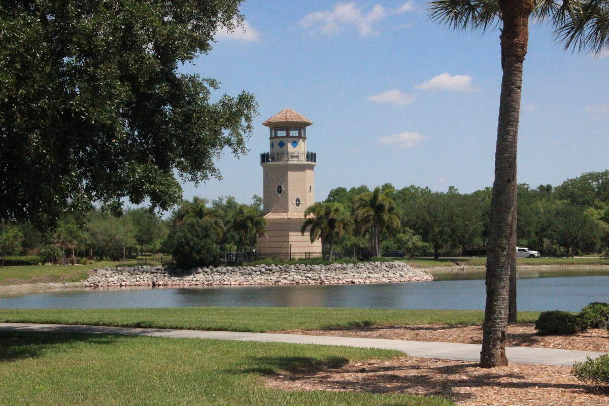The Heritage Harbour lighthouse is a community landmark located just north of the proposed The Landings at Heritage Harbour project.