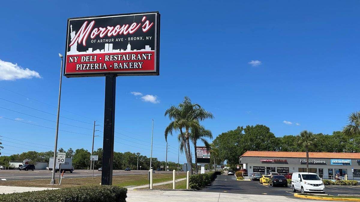 Morrone’s NY Deli, Restaurant and Pizzeria, shown March 22, 2023, is moving into space formerly occupied by Petrosino’s Italian Deli & Market, 5913 53rd Ave. E., Bradenton.