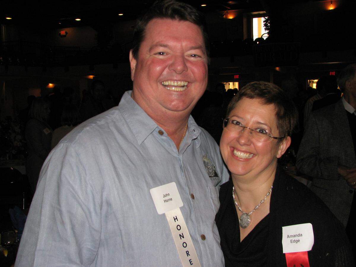 John and Amanda Horne are pleased that the Anna Maria Oyster Bar company received the first Florida Restaurant & Lodging Association&nbsp; Seal of Commitment for the restaurant at 525 51st Ave. E., Ellenton. It is the first restaurant in the state to achieve the award. 