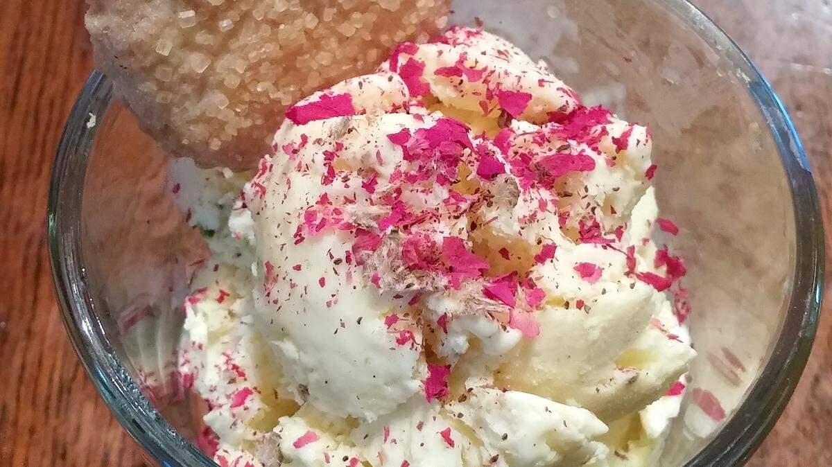 Chef Jim Copening's Persian Ice Cream. 
 PROVIDED PHOTO