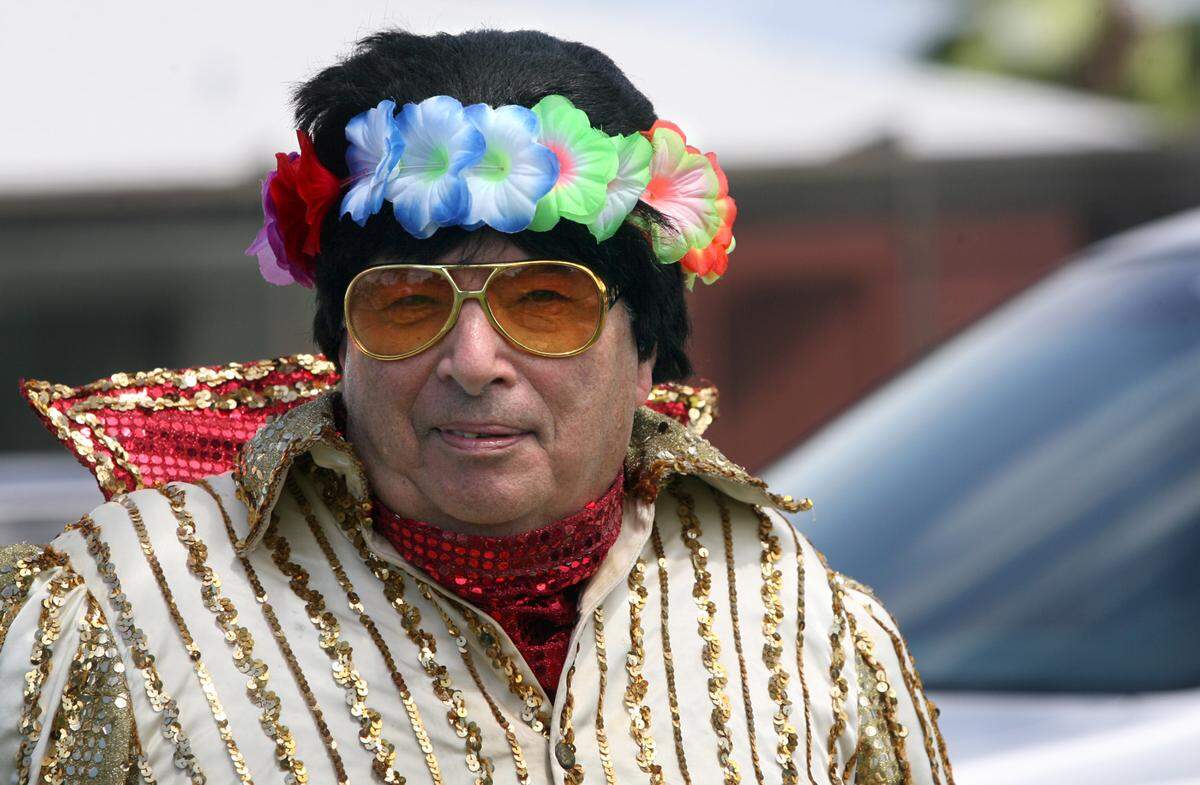 Thom Dillman of the Bradenton Elks dressed as Elvis at a past “Endless Summer Weekend.”