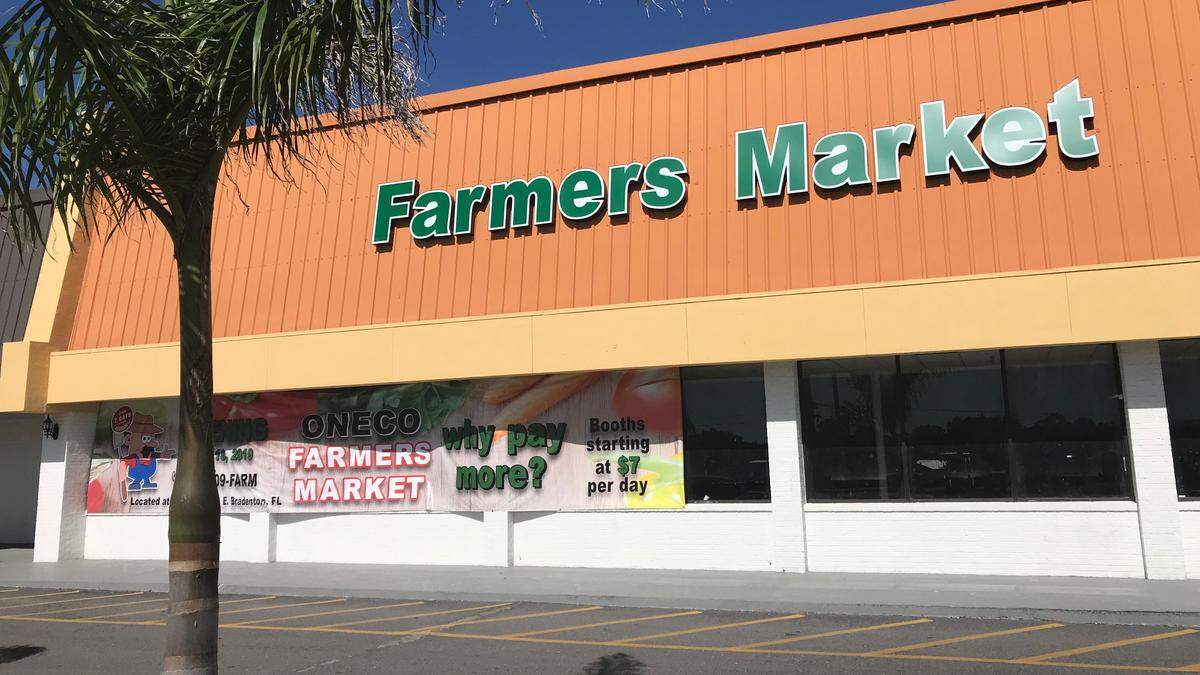 The Oneco Farmers Market is open seven days a week with more than 100 vendors on site.
