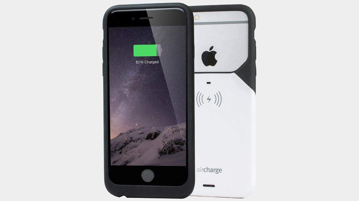 The AirCharge case allows you to charge your iPhone wirelessly. (Photo courtesy AirCharge/TNS)