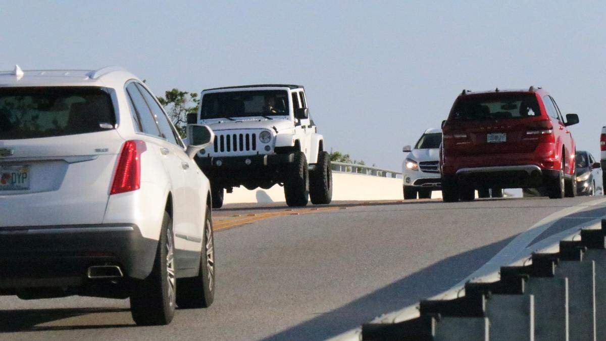 The Fort Hamer Bridge, shown March 7, 2023, a key part of north-south connectivity in eastern Manatee County, will eventually have another two lanes to ease traffic congestion.