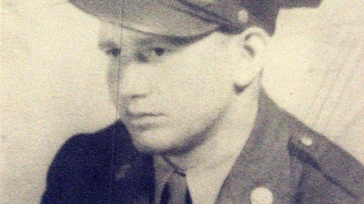 A photo of Staff Sgt. Robert E. Sudbury is enshrined at Manatee High School. 
 PROVIDED PHOTO