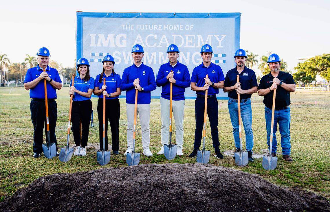 IMG Academy held a groundbreaking for its Aquatic Center, which is scheduled to begin construction on Dec. 1 with an estimated completion date of 2027. The Ascenders also launched their newest program, swimming, on Thursday, Nov. 20, 2025.