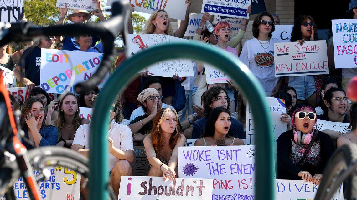 While facing protests, Florida’s New College trustees do away with diversity office