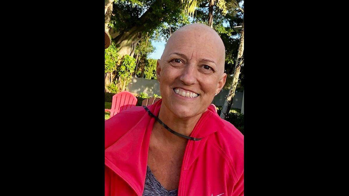 Mara Fulk, a Bradenton resident since 2003, is hoping a major surgery can remove a cancerous tumor from her body. Her positive attitude is radiating into the community, which has rallied around her in her fight against cancer.