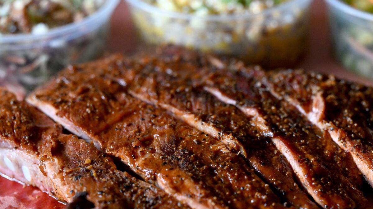 The spare ribs at the Twisted Pit BBQ on Main Street in Lakewood Ranch.