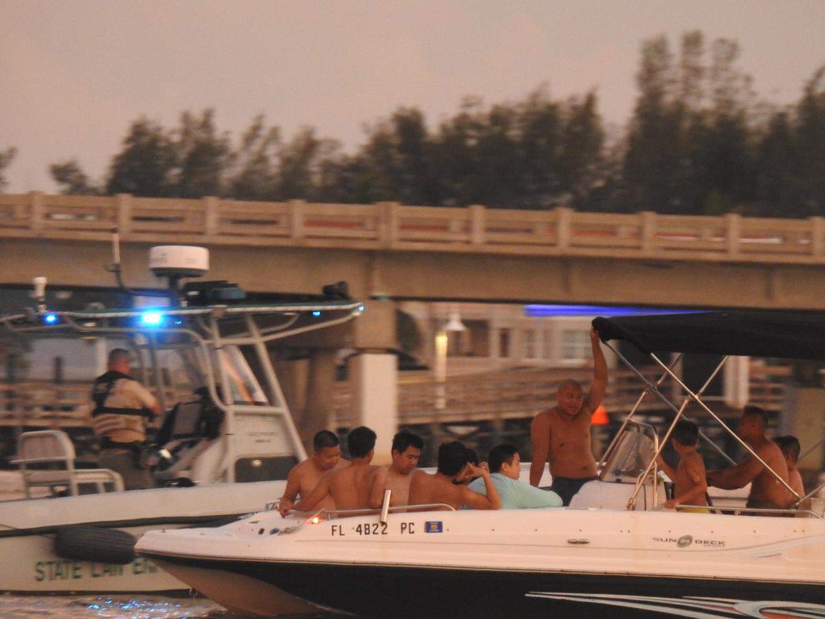 On July 18 the Florida Fish and Wildlife Conservation Commission made a poaching stop near Jewfish Key where 250 total organisms across eight different species were returned alive to the waters.