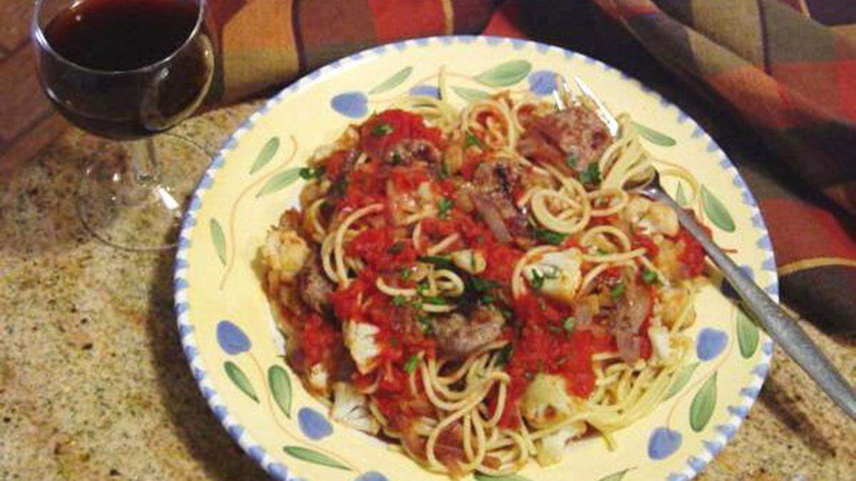 Fennel sausage pasta. TNS