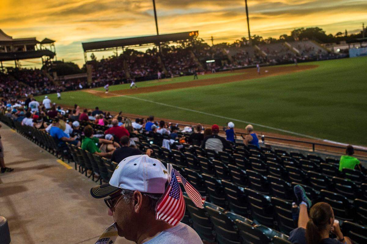 The Bradenton Marauders host the Palm Beach Cardinals through Sunday at LECOM Park.