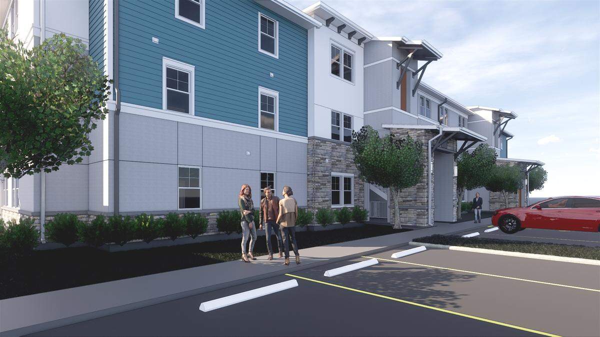 Tenants have already leased about half the units Oaks at Lakeside, a 96-unit affordable housing development at 3505 53rd Ave. E., where move-in starts in November.