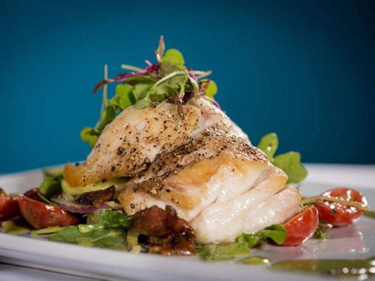 A main course at Duval’s Fresh Local Seafood, one of the restaurant’s participating in Savor Sarasota.