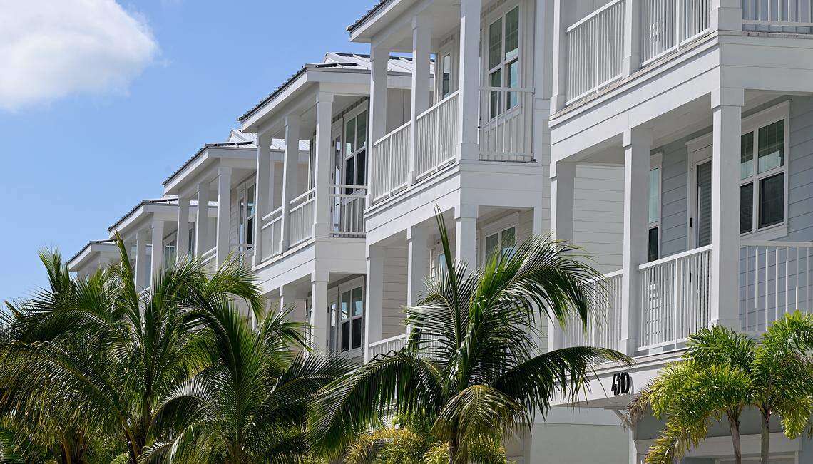 Hunters Point is a first-of-its-kind development in Manatee County that combines net-zero energy use with resiliency to hurricanes, flooding and harsh weather. Photo taken on Oct. 8, 2025.