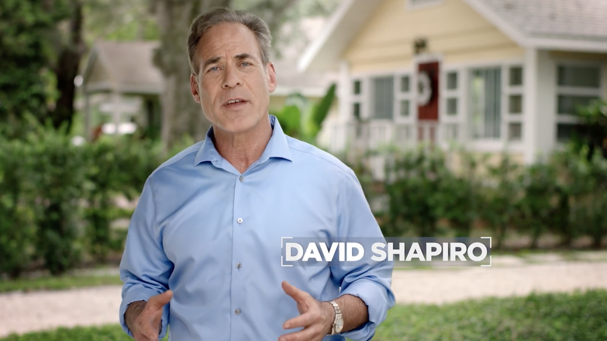 In a television spot launched Tuesday, David Shapiro, a democratic congressional candidate for the FL-16 seat, said he vowed to stand up against bullies when he was 10 years old. Now, he plans to take that same fight to “career politicians” in Washington.