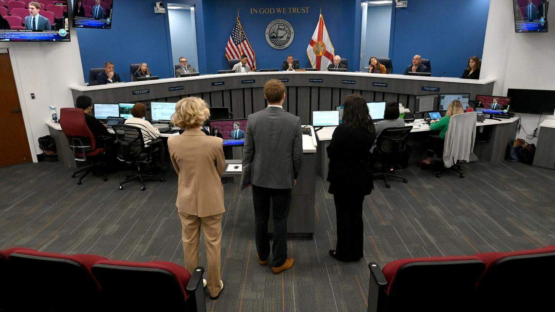 Manatee County Board of County Commissioners meet in February, 2025.