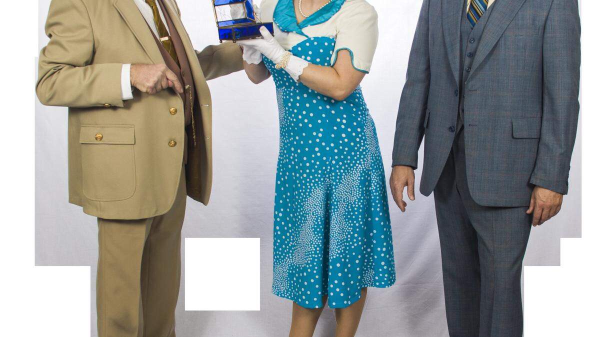 From left, Bob Turoff, Michelle Anaya and Matthew M. Ryder star in The Players Theatre's production of "She Loves Me."PUBLICITY PHOTO